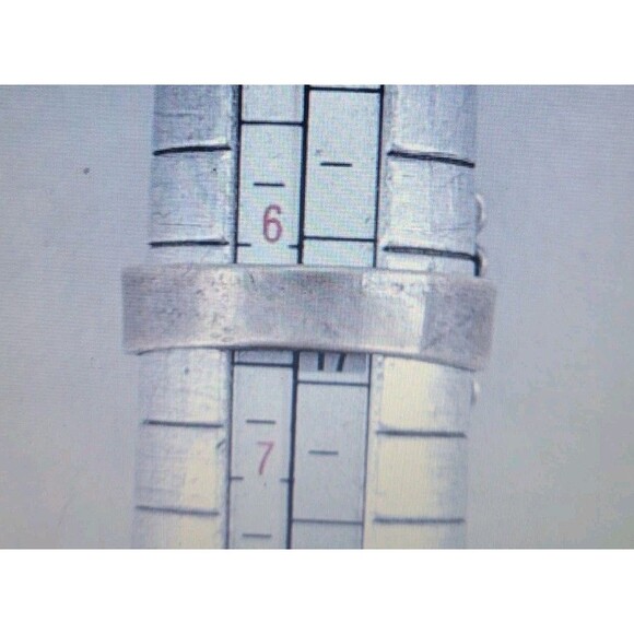 Vintage Sterling Silver Mexico Dark Green Jade Stone Ring Sz 6.5 Signed - Picture 8 of 8